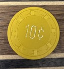 Casino Poker  Chip   10 Silver Palace Downtown Las Vegas Nevada