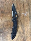Spyderco Delica 4 Black Frn Knife Combo Edge C11psbk