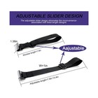 Car Rooftop Cargo Tie Down Hook Straps adjustable Roof Cargo Carrier Straps F   