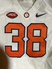 Clemson Tigers Football Jersey Mens 40 White Game Worn Team Issued Nike  38