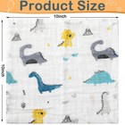 30 Pieces Muslin Baby Washcloths For Newborn 10   x10    Soft Absorbent Muslin Bu   