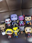 Marvel Funko Pop Vinyl Figure Mixed Lot Of 9 Bobble Heads