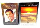 Anthony Tony Robbins Bundle Deal Personal Power   Get The Edge Cd Audios   Book