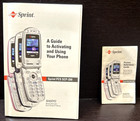 Vtg Sprint Pcs Scp -200 Phone User Guide Sanyo 2005 W  Pocket Reference Guide