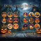 9pcs Halloween Coin Pack Party Favors Supplies Metal With