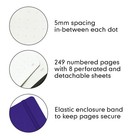 Leuchtturm1917 Medium A5 Dotted Hardcover Notebook  purple  249 Numbered Pages