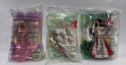 Lot Of 3 Mcdonald   s Happy Meal Toys  1996 Barbies-2 3 4-rapunzel  Angel  Holiday