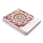 Punch Studio Mini Notepad  snowflake X Red 