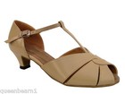 Women s West Coast Swing Salsa Ballroom Dance Shoes Low Heel 1 3 Very Fine 6006