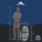 High Sierra Fairlead 28 Inch Drop Bottom Wheeled Duffel Bag Luggage  open Box 