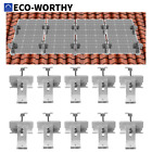 Eco-worthy Solar Panel Roof  Mount Bracket Kit for 1-4 Pcs Solar Panels 