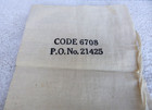 Vintage Bank Of America Nt   Sa Large Canvas Cloth Deposit Money Bag 7  X 14 