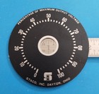 Vintage Staco Autotransformer Variac Dial Escutcheon Scaled 0-100