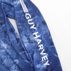 Guy Harvey Mens Performance Hoodie T Shirt Long Sleeve Fish Print Blue Xl