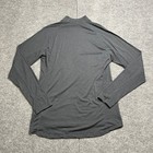 Stoic Merino Wool Blend 1 4 Zip Men s Xl Base Layer Top Dark Gray Thumbholes