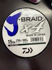 Daiwa J-braid X4 Braided Line 3000 Yards 15 Lbs  008  Dark Green Jb4u15-3000dg