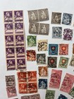 Vintage Switzerland Helvetia Stamp Lot Used Cancelled Blocks Singles Collection