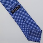 Jos  A  Bank Signature Collection Men s 100  Silk Tie Blue White Geometric Print