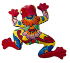 Mexican Talavera Frog 12  Pottery Wall Art Animal Lizard Gecko Figure