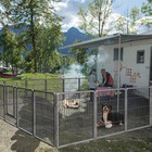 40in Dog Playpen  indoor   Outdoor Dog Cage Pet Enclosure   Portable Pet Playpen
