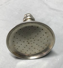 Antique Vtg Crane 4  Nickel Brass Shower Head Old Plumbing Bath Fixture 14-25b