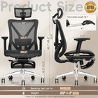 Herman Miller Aeron Chair  alternative  Ergonomic Office Chair Adjustable Lumbar