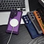 For Samsung Galaxy S24 S25 S26 Ultra Shockproof Tpu pc Mag Safe Case Lens Cover