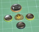 Five Vintage Pin-back Buttons