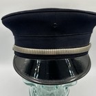 Vintage Firefighter Dress Cap Size 7 5 8 Midway Chicago Ceremony Hat Blue
