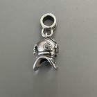 Vintage 925 Sterling Silver Us Navy Antique Dive Helmet Charm Or Pendant Naval