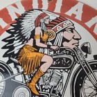 Vintage Indian Motorcycle Sign - Porcelain Advertising American Gas Station Sign