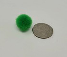 250 Pcs Bulk 3 8  Inch 10mm Green Craft Pom Poms Acrylic Vtg Conso Made In Usa
