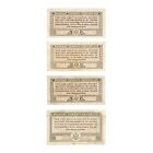 Set Of 4 Usa Mpc Series 461 10 Cents  25 Cents  50 Cents  1 Dollar All F 