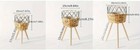 Set Of 3 Seagrass Plant Baskets