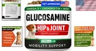 Glucosamine Treats For Dogs - Chicken Flavor Chews For Joint Health - 120 Ct