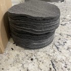 New 1 Case Of Gmt 8 Inch Radial Steel Wool Floor Pads - Grade 0  12 Pads case