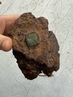 Fine 1715 Treasure Fleet Shipwreck Recovered Bronze Spike   Pin In Wood