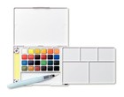 Sakura Xncw-24n  24 Assorted Watercolors Field Sketch Set With Brush Multicolor