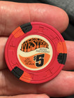 Classic  5 Western Casino Chip Gambling Poker Chip Las Vegas Nevada Token