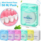 24 Pcs Dental Floss Bulk Travel Mint Flavored 50m Each  Colorful