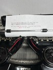 Vintage Very Nice 1932 Royal 10 Typewriter With Black Beveled Glass Side Windows