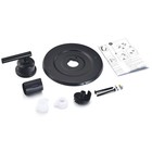 Stainless Steel Shower Trim Kit Matte Black Posi-temp Valve For Moen T2901