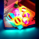 New 3 Pcs Light Up Dog Ball Squeaky Dog Toy With Durable Colorful Led Light Ball