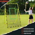 Volleyball Rebounder Net  6 Adjustable Angles Volleyball Bounce Back Net