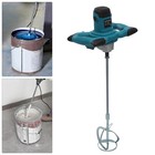 6speed 1400w Handheld Electric Concrete Plaster Grout Paint Mortar Mixer Machine