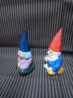 Vtg 1979  Gnome Unieboek B v  Gorham Coin Piggy Bank Pair 7  W plug Excellent