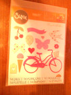 Sizzix Thinlits  Whimsy And Delight Die Set Bike Bicycle Missing Butterfly Die
