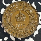 1917-c Newfoundland Large Cent Lot t7952 Nice 
