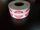 1000 Self-adhesive Sale Price 1  Round Retail Merchandise Label Sticker Tag Red