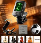 Guitar Tuner Clip On Ukulele 2 Pack For All Instruments Black